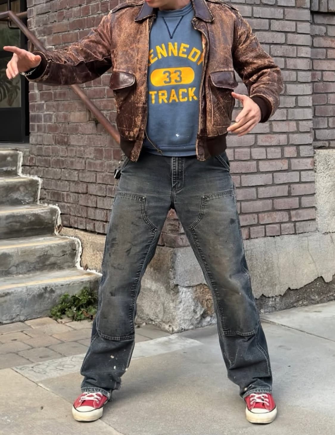 OG USA Made 칼하트 B01 더블니 팬츠 칼하트 썩블니 상품이미지3