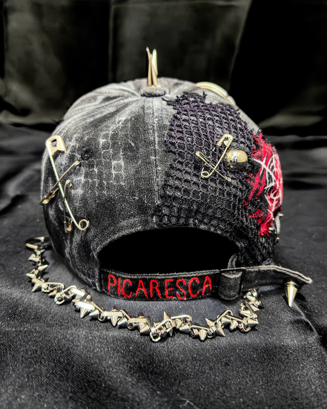 펑크 커스텀 아나키즘 볼캡 상품이미지3