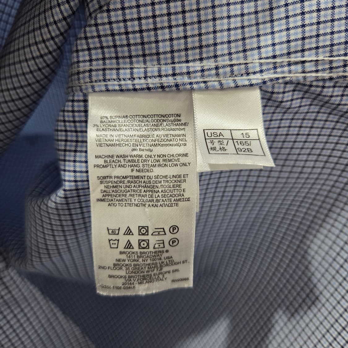 브룩스브라더스 체크셔츠 15 상품이미지3