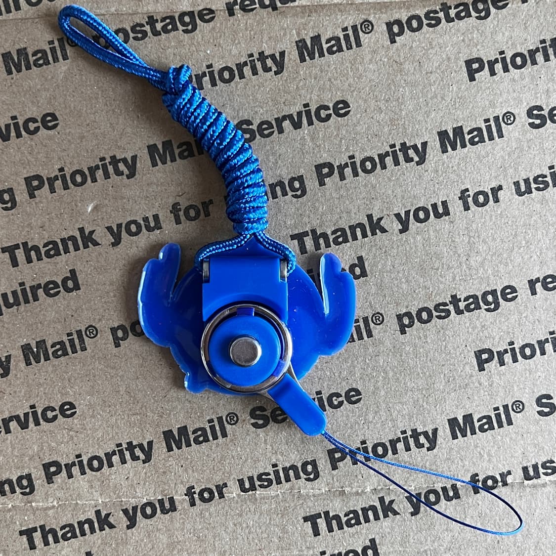 90s vtg Disney Stitch Rubber Keyring 상품이미지2
