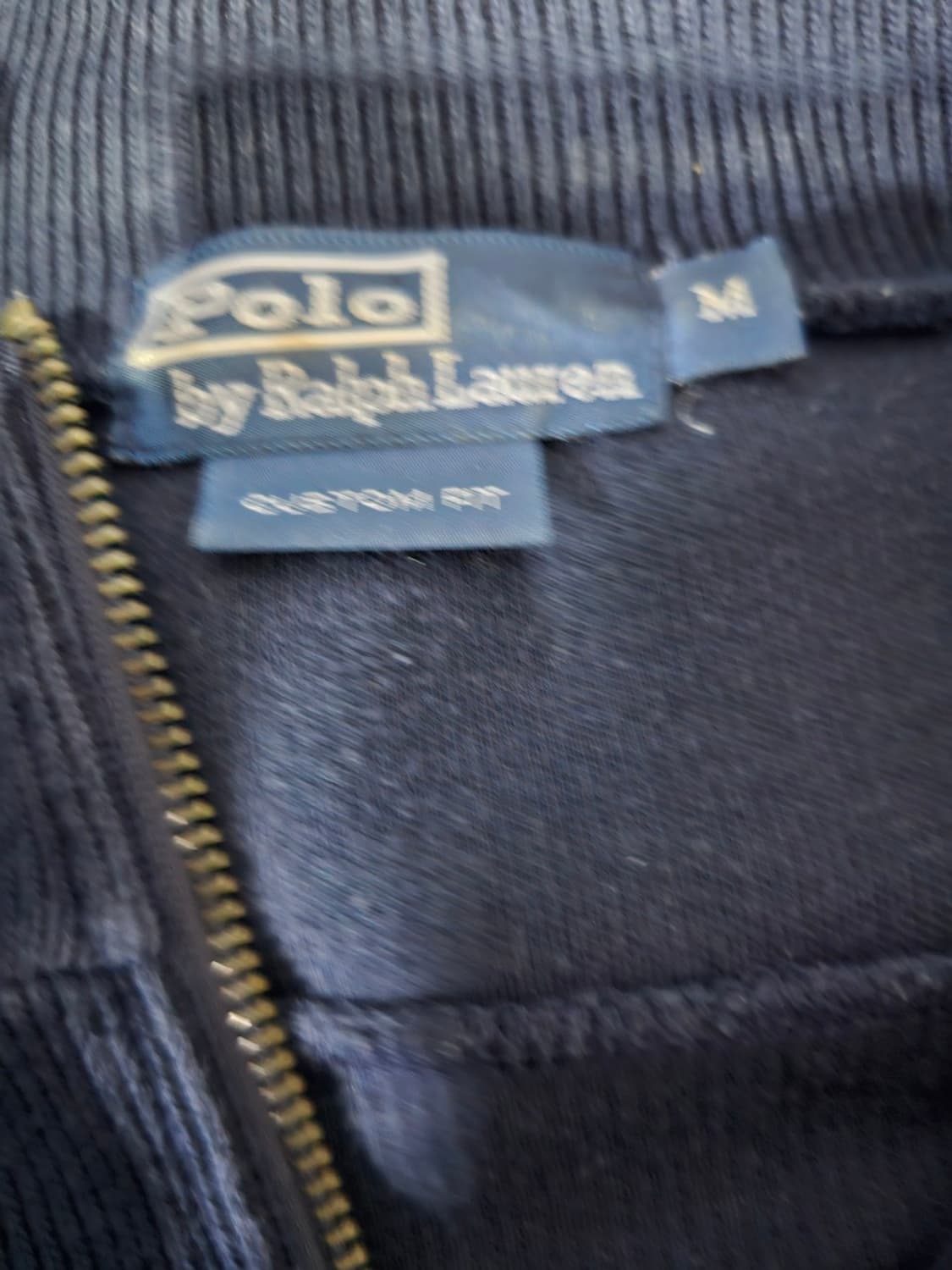 폴로 빅포니 네이비 니트 집업 95 / M 상품이미지4