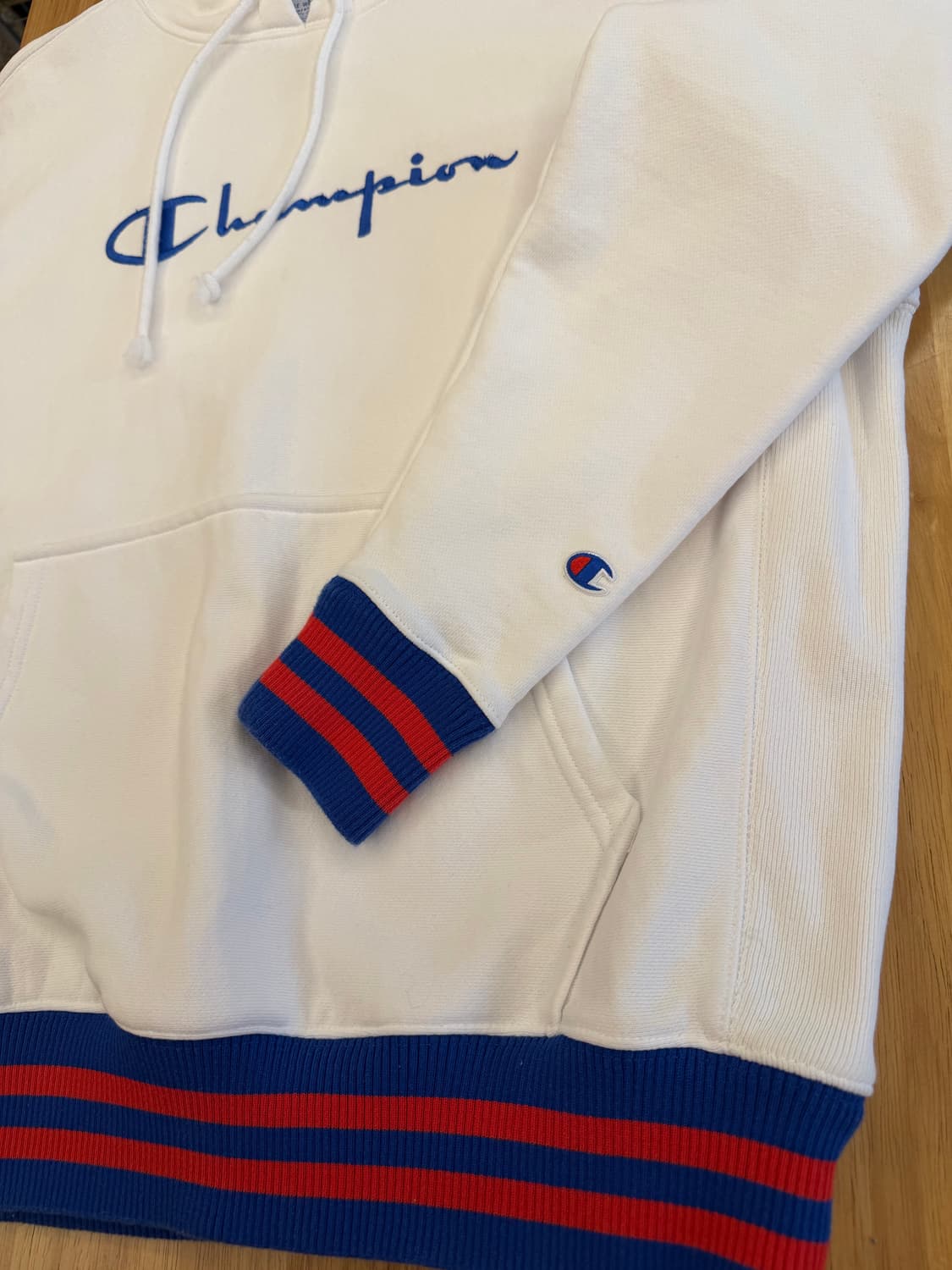 챔피온 리버스위브 후드티셔츠 상품이미지3