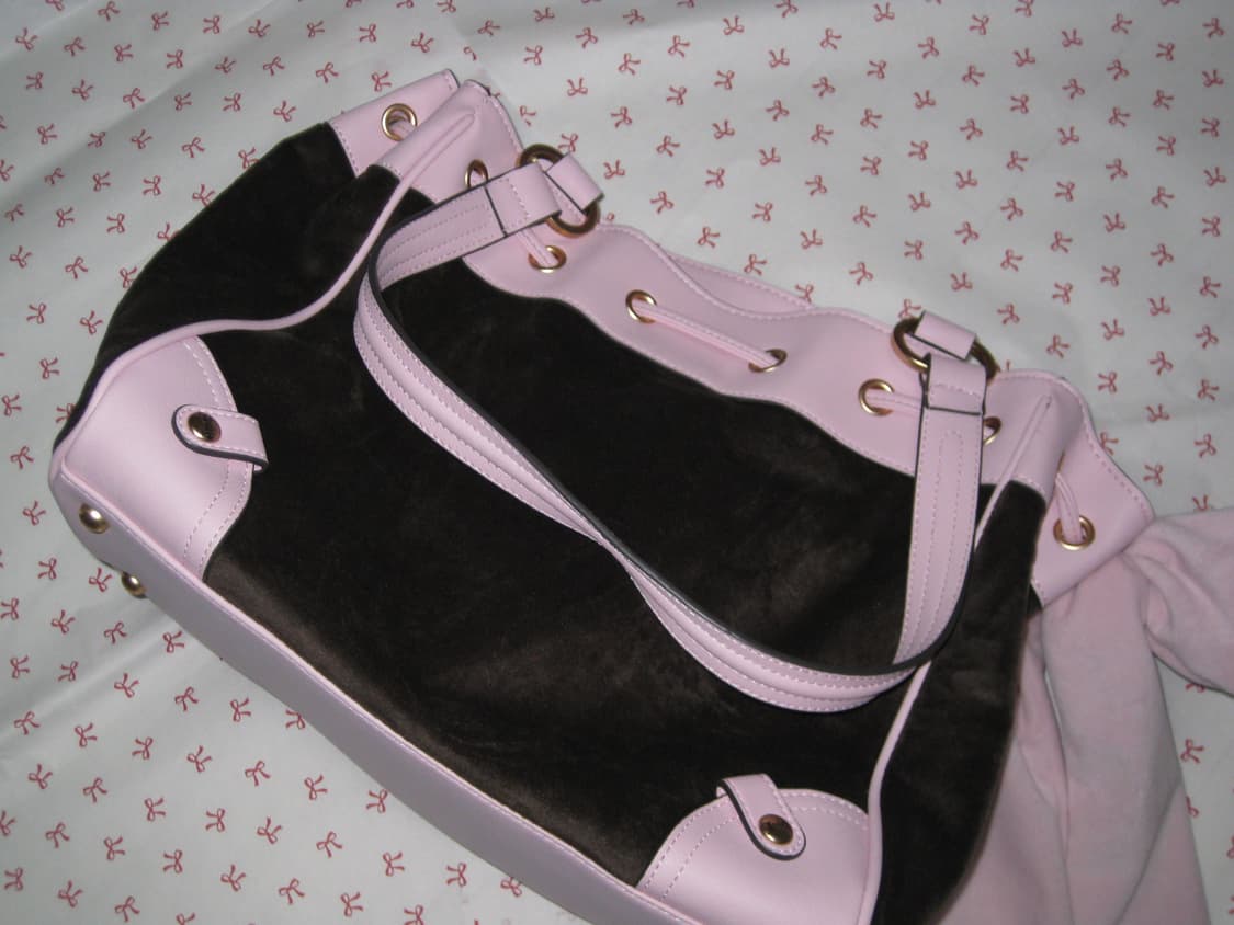 쥬시 꾸뛰르 키 참 데이드리머 백 핑크브라운 상품이미지4