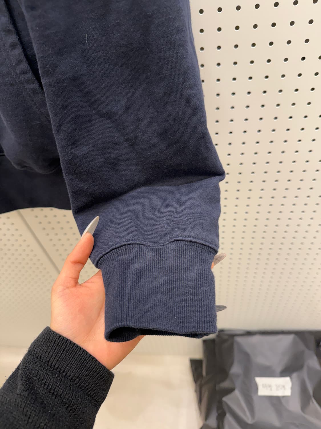 와일드띵스 US 로고 후드 네이비 U960 상품이미지4