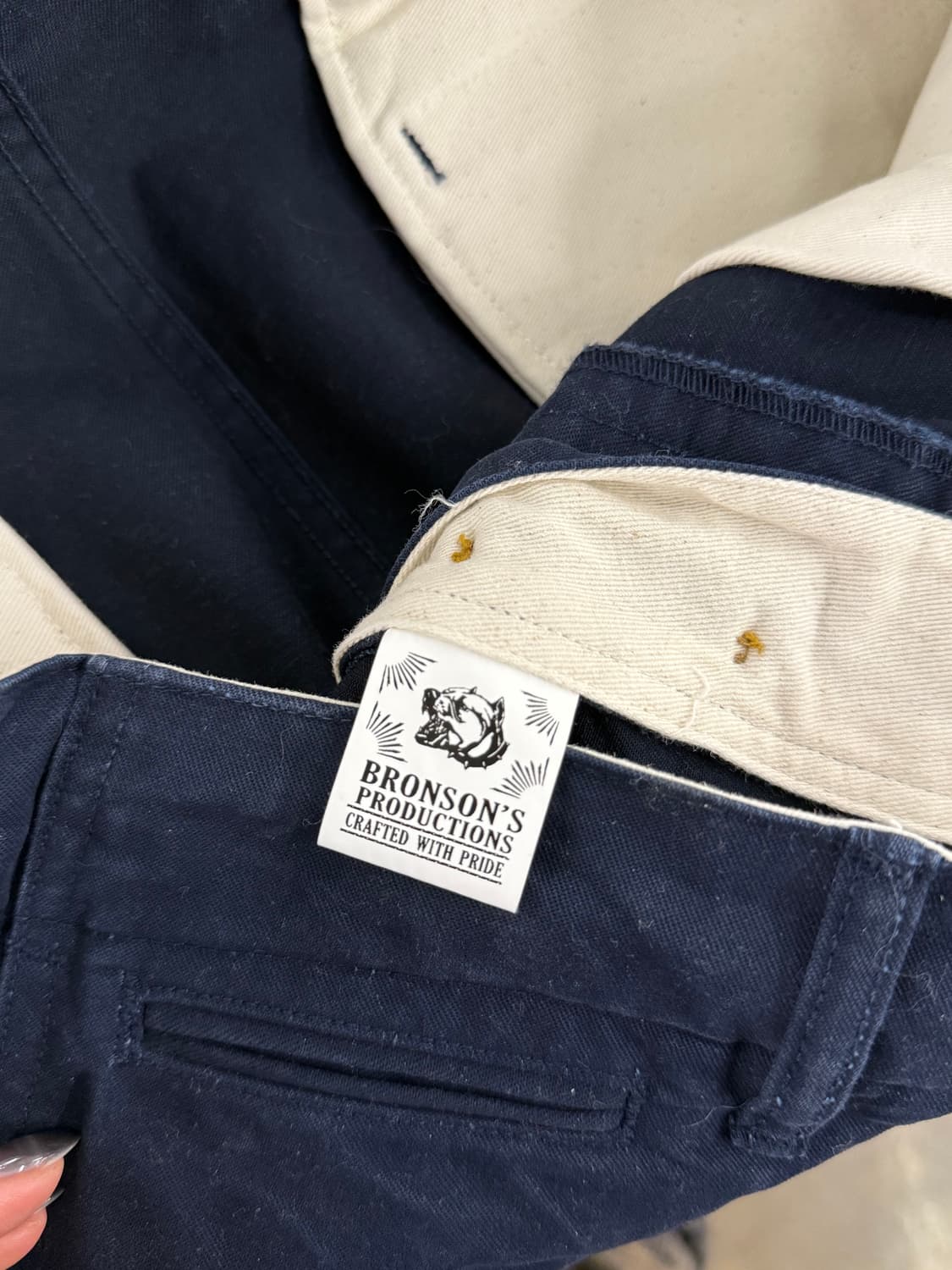 브론슨 MFG 네이비 치노 팬츠 36 상품이미지7