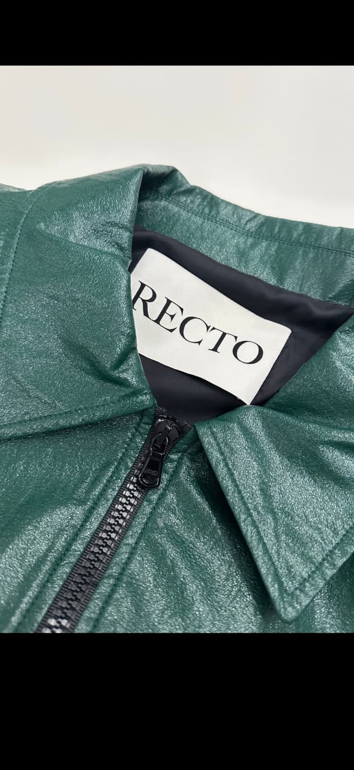 [RECTO] 60S Benn Shine Faux Leather Jack 상품이미지5