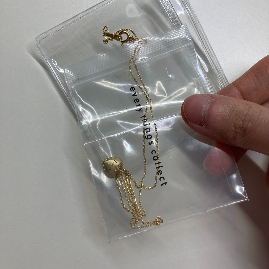 every things collect 실버 하트팬던트 목걸이 상품이미지3