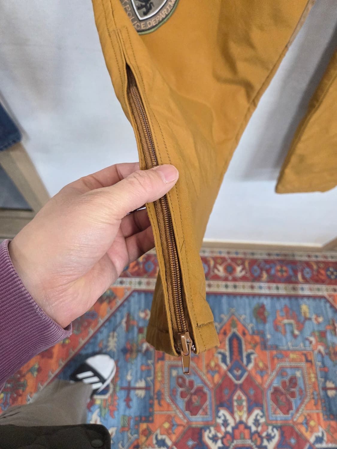 빈티지 배색 헌팅 코튼 팬츠 33 34 상품이미지7