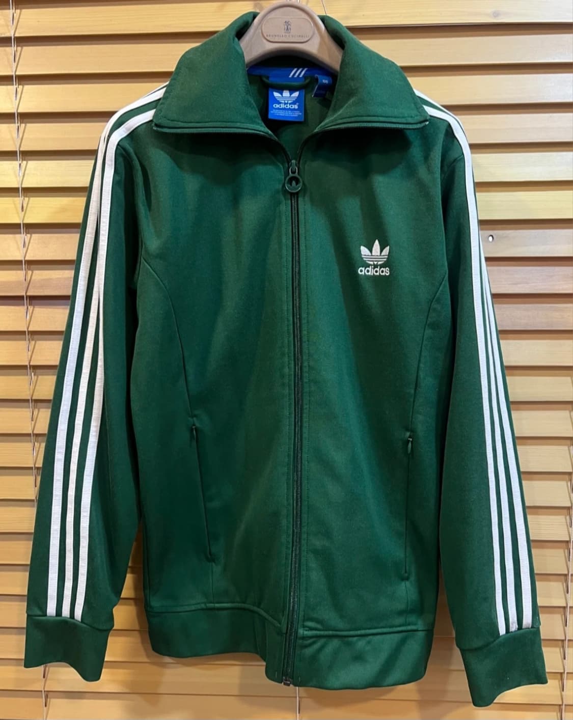 아디다스 그린 삼선트랙탑 저지집업점퍼
 상품이미지1