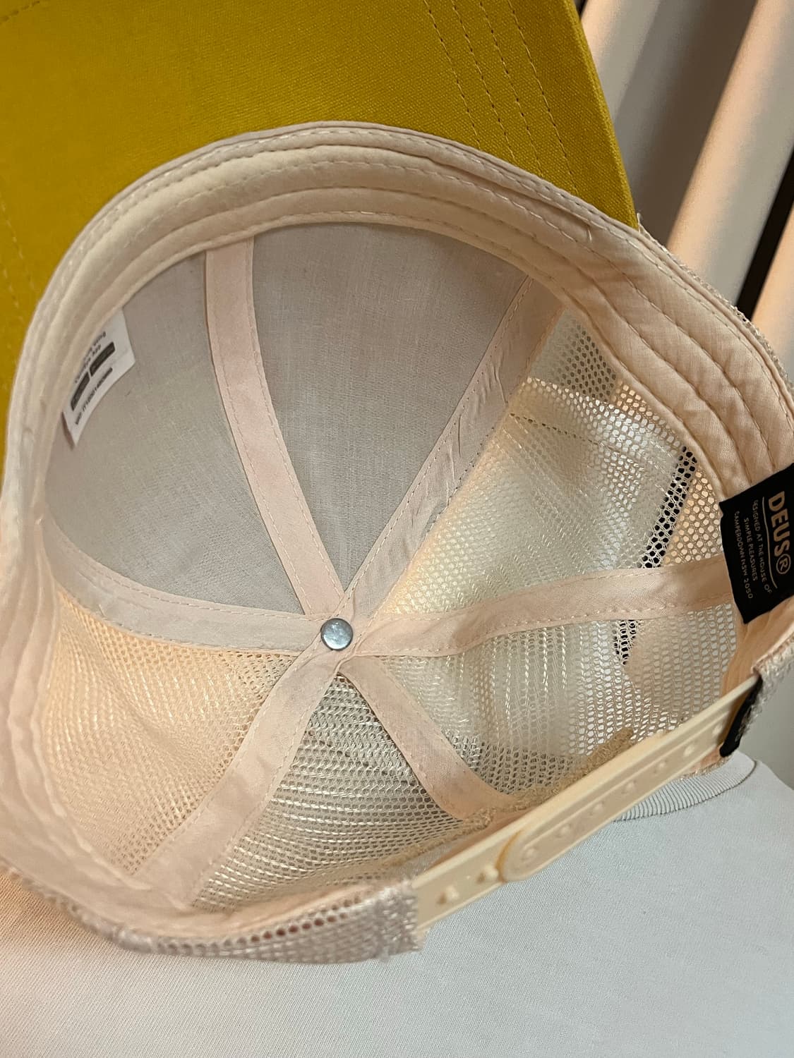 데우스 매쉬캡 옐로우 상품이미지3