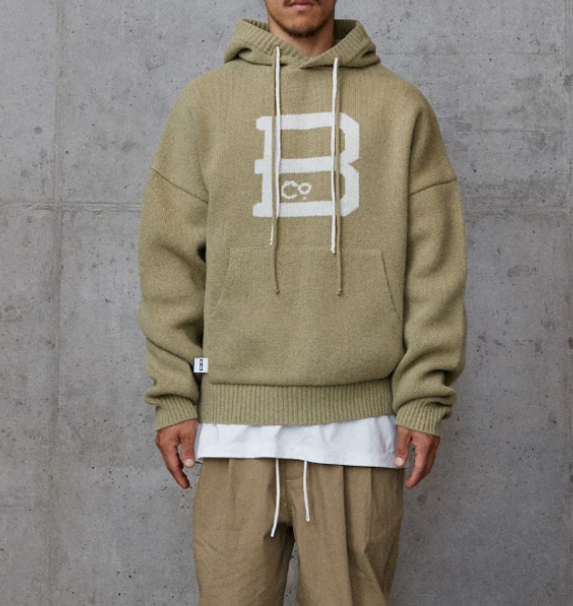 브루클린데님 니트 후드  상품이미지1