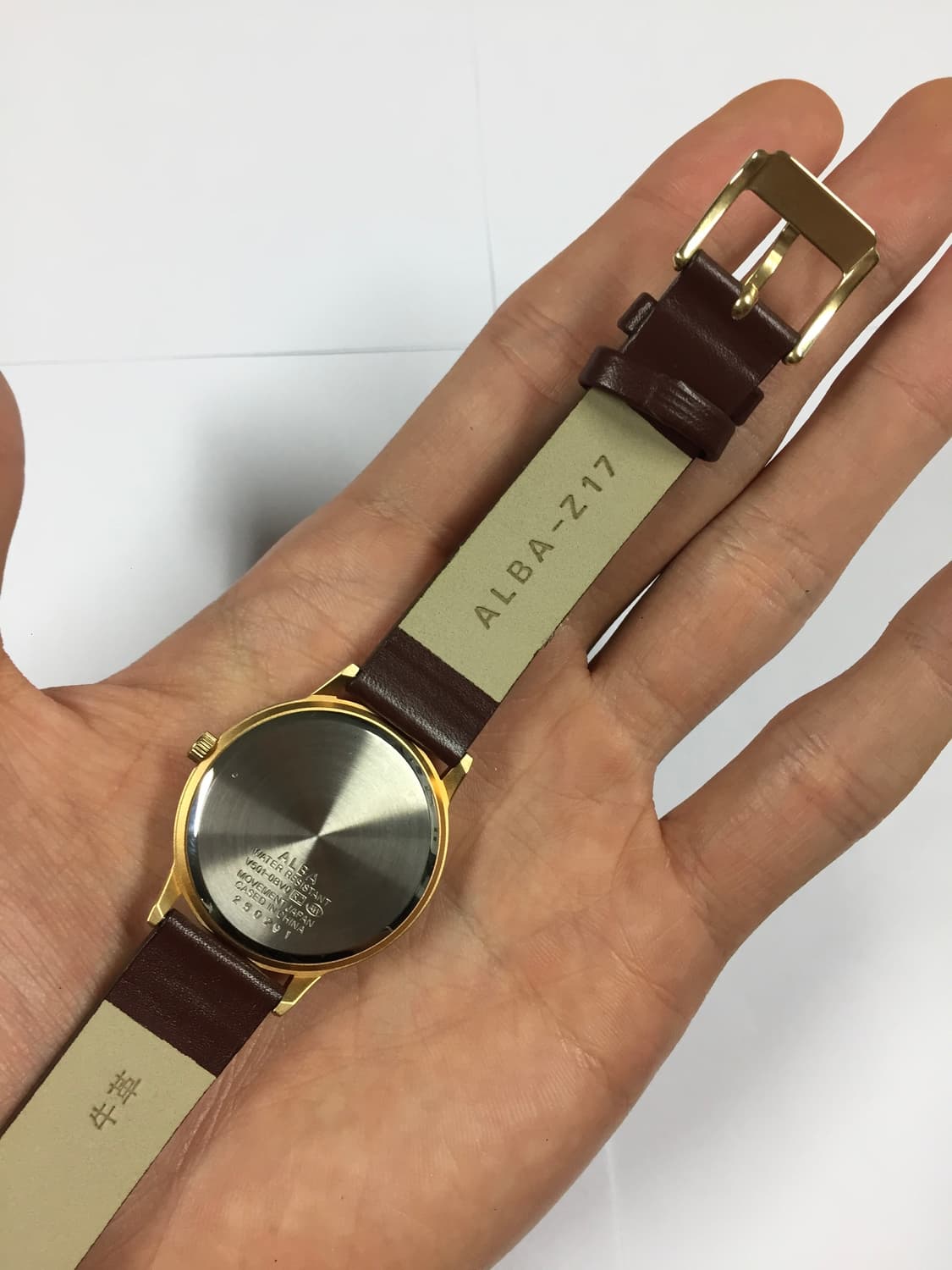 새상품 90s seiko alba arabic quatz gold 상품이미지7