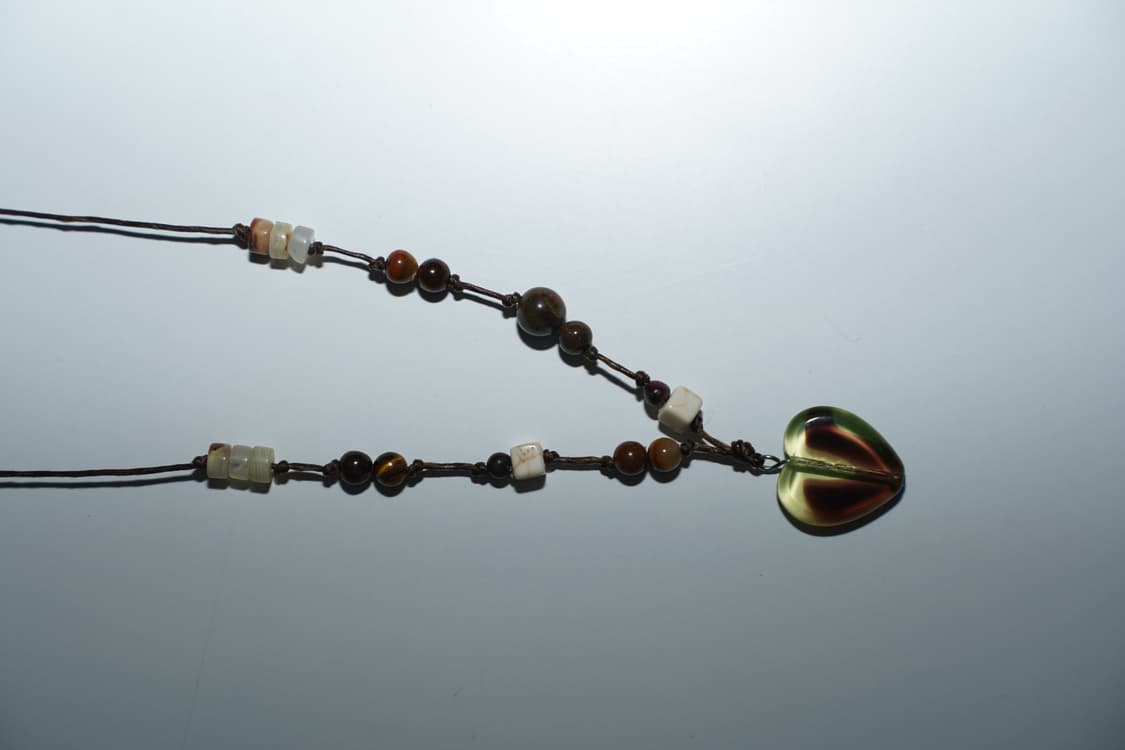 Choco matcha necklace 초코 말차 비즈 목걸이 상품이미지5