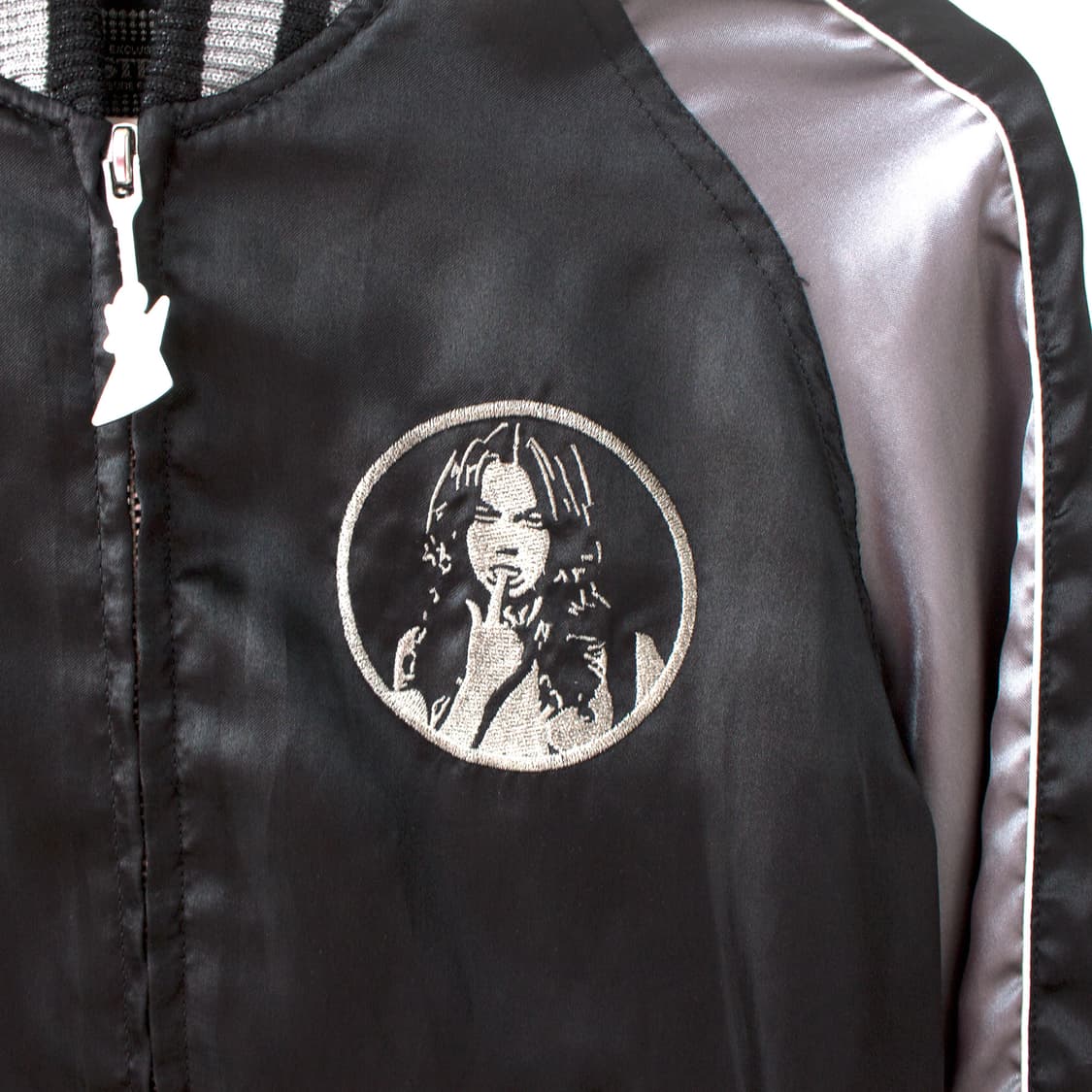 히스테릭글래머 블랙&실버 글로우 블루종 *rare 상품이미지4