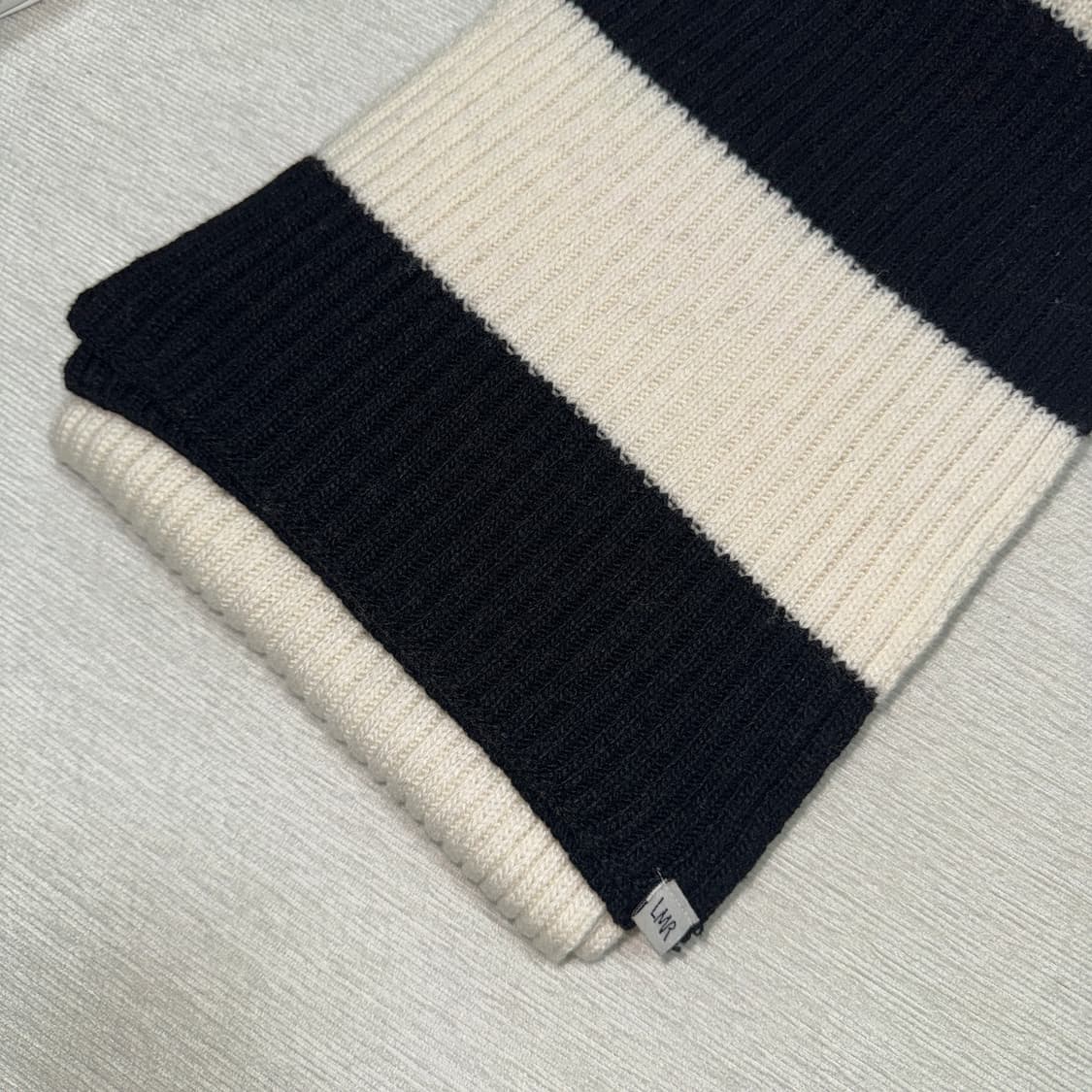 LMR 엘엠알 블럭 스트라이프 머플러 상품이미지2