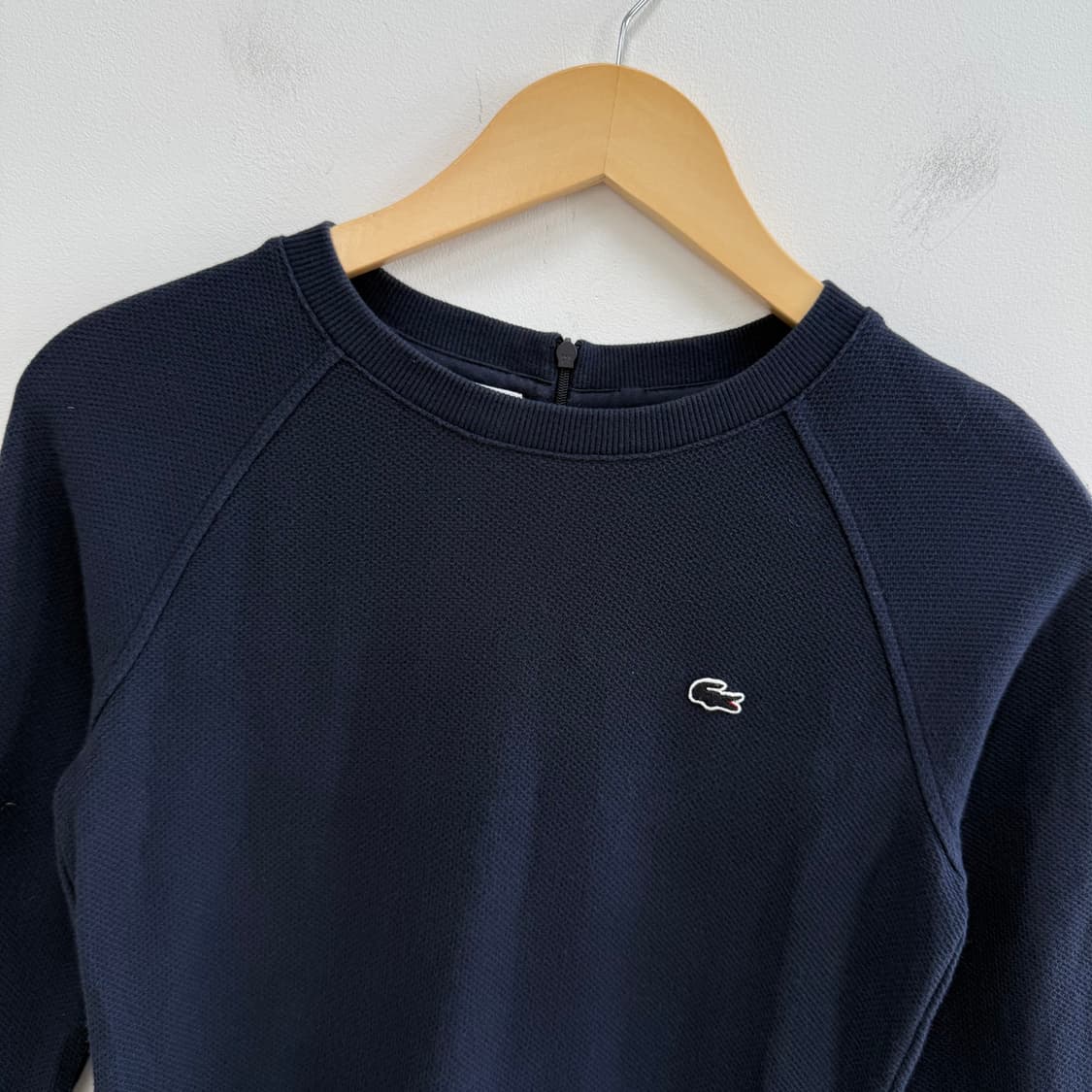 [34/90] 신형 라코스테 허니콤 에이라인 칠부 원피스 드레스 3687 상품이미지3