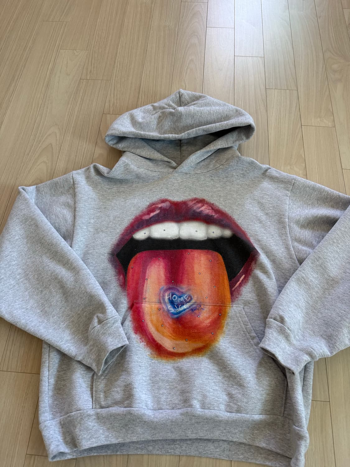 homesick 입술혀 후드티 사이즈 M (미국브랜드) 상품이미지1
