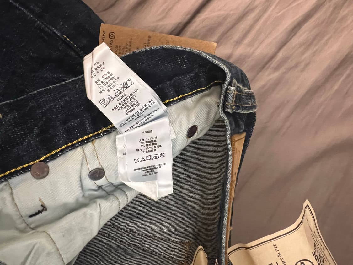 폴로 랄프로렌 데님 청바지 28 새제품 상품이미지4