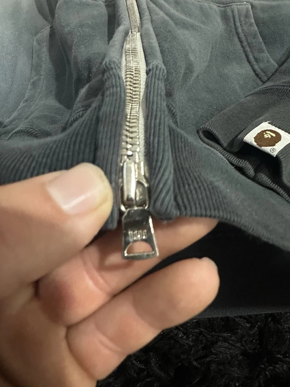 베이프 그라데이션 풀 집업 후디 상품이미지4