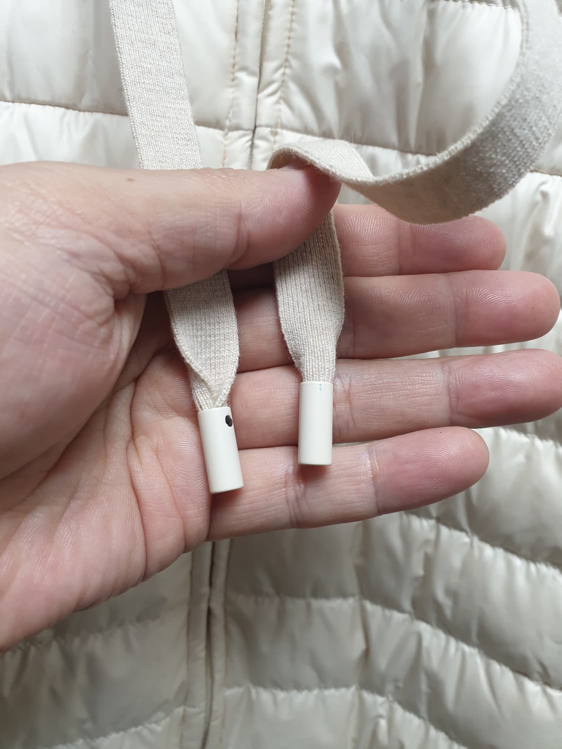 [55~66] 타임 아이보리 후드 구스경량패딩 상품이미지5