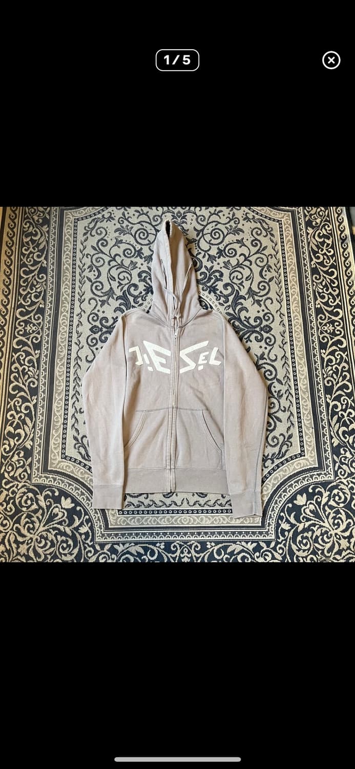 디젤 빈티지 후드집업 상품이미지1