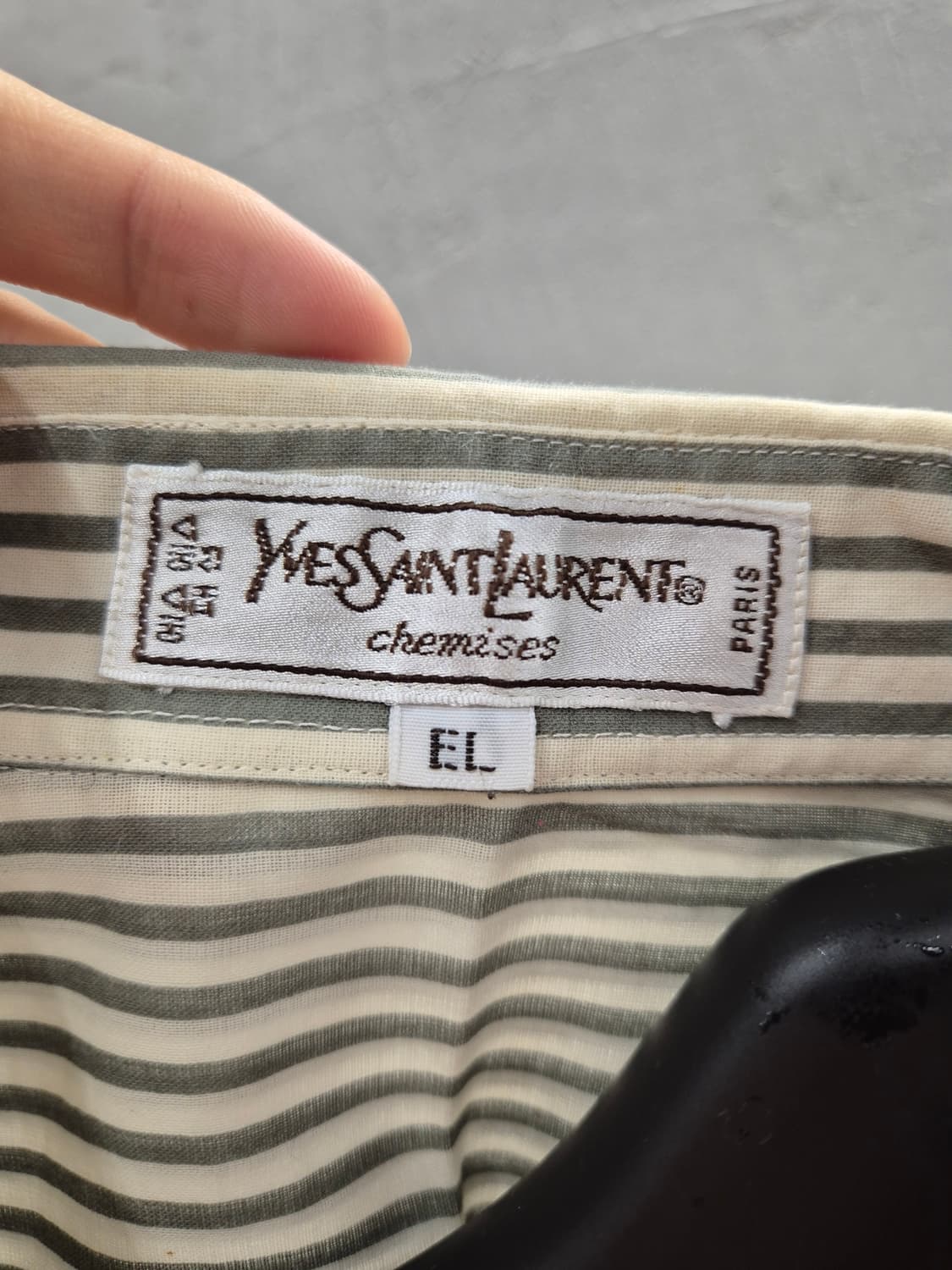 입생로랑 스트라이프 셔츠 EL 상품이미지6