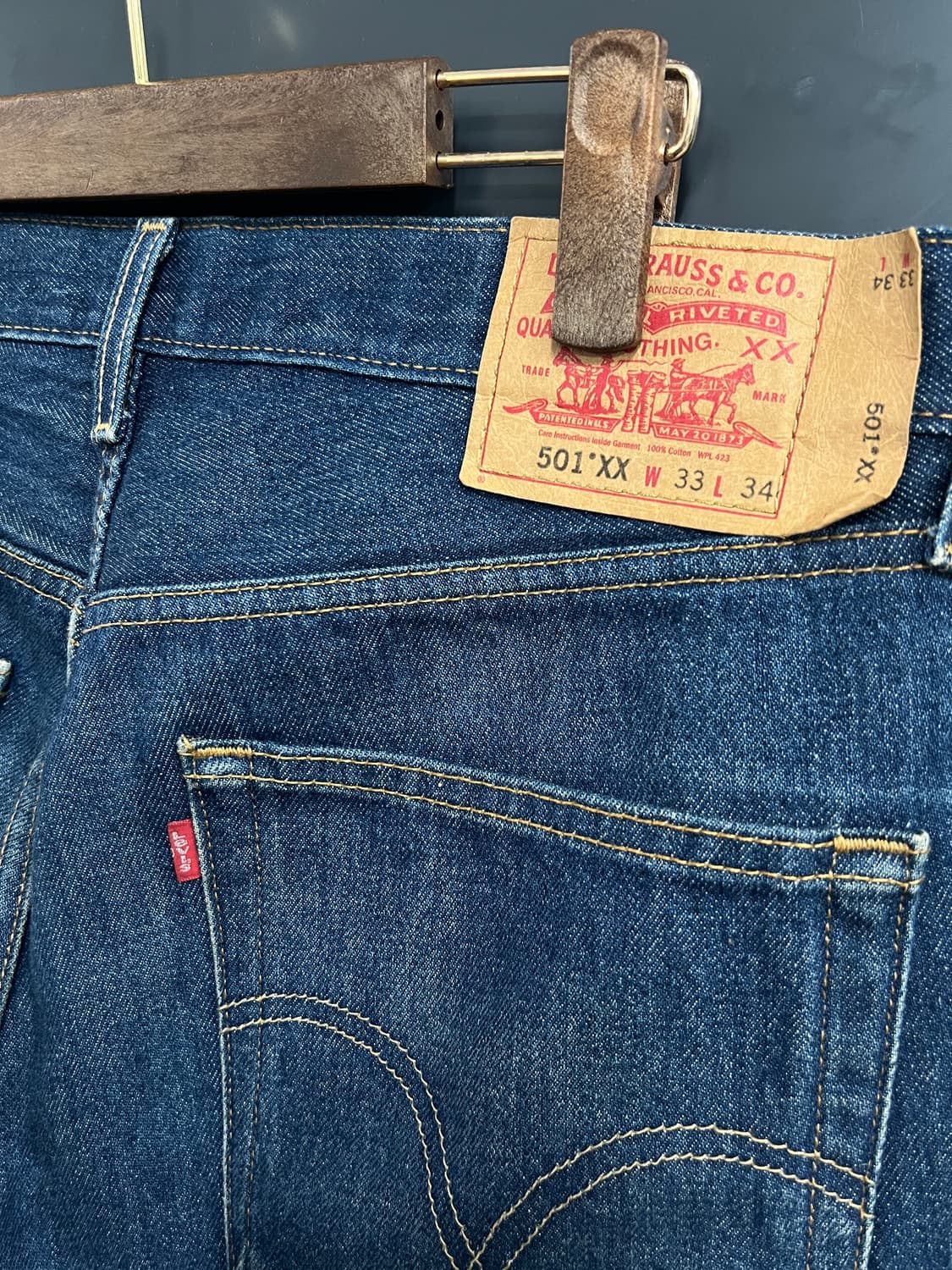 00s Levis 리바이스 501xx 버튼플라이 스트레이트 데님 팬츠 상품이미지3