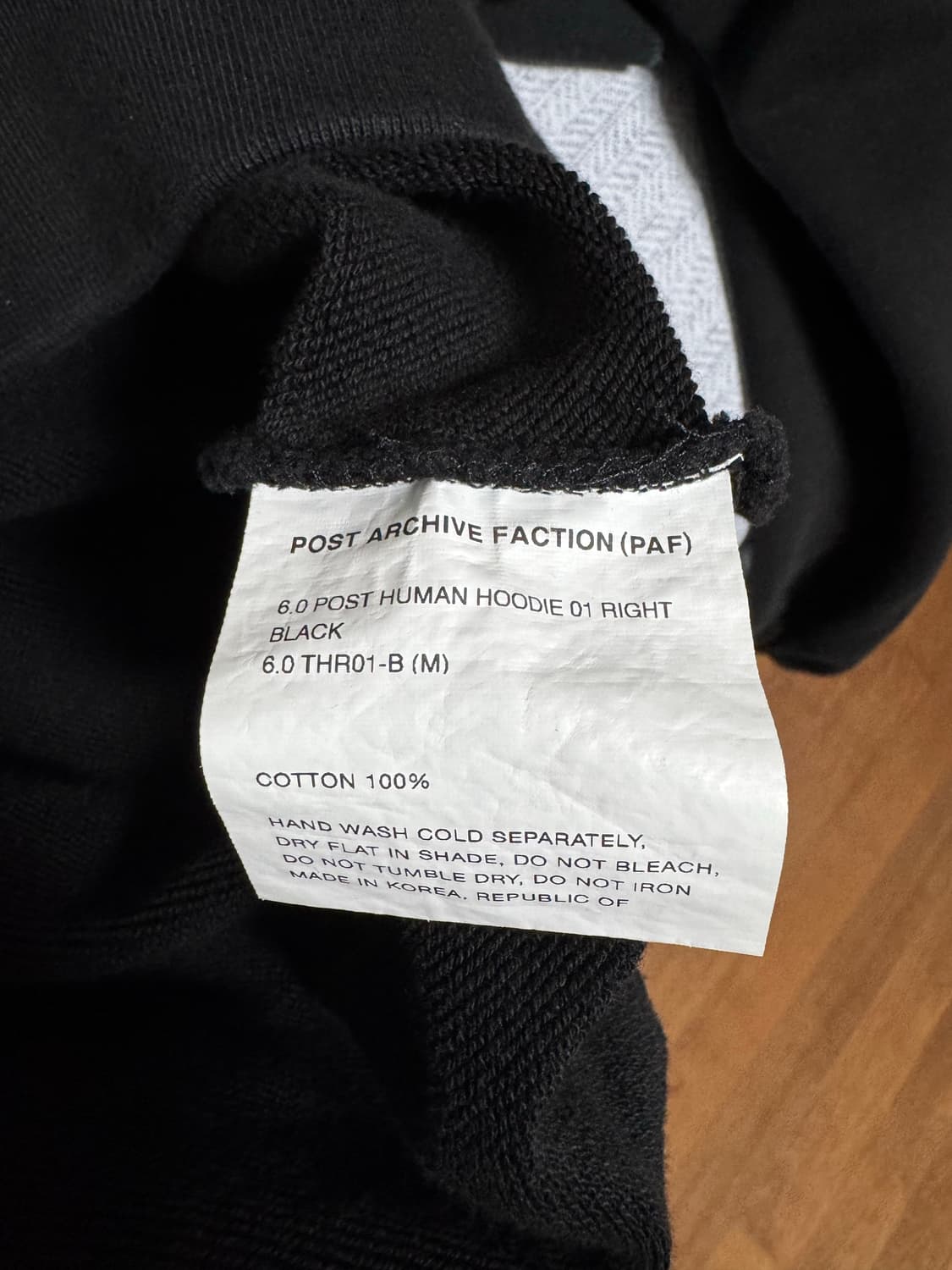 포스트아카이브팩션 후드티 m 상품이미지3