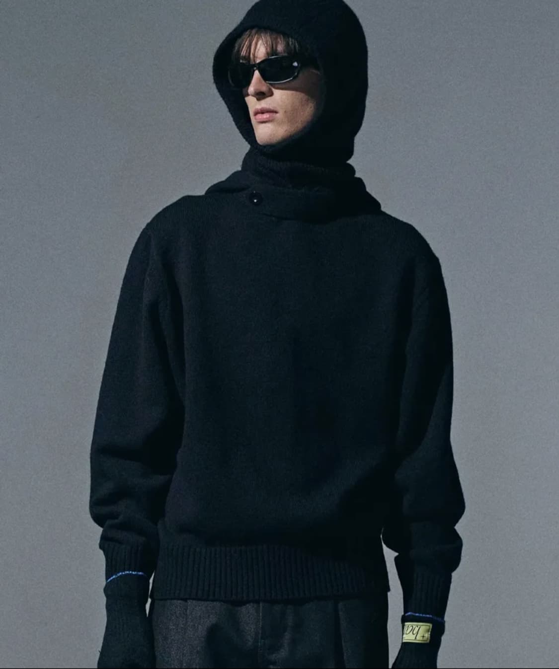 haus 파인 울 니트 버튼 후디 [m] 상품이미지1