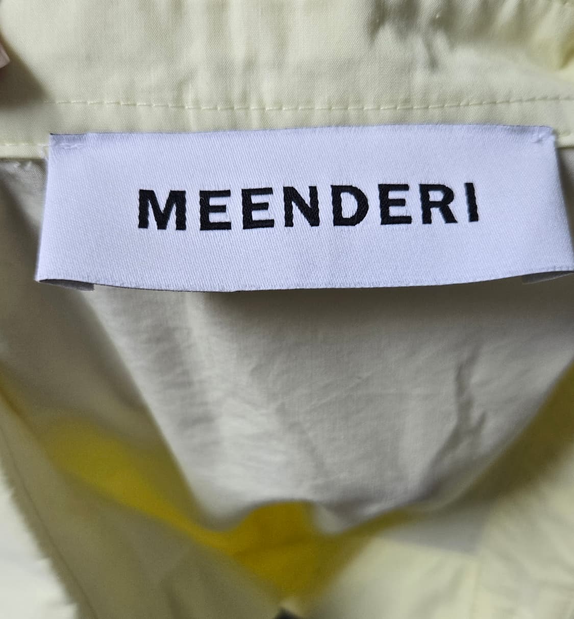 민더리 옐로우 롱셔츠 상품이미지7