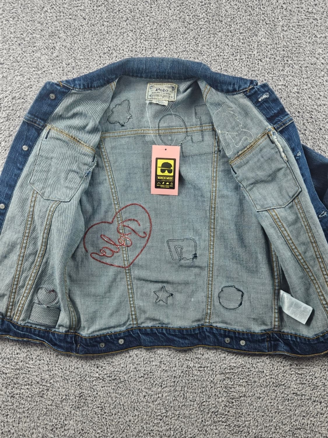 폴로랄프로렌 패치 포인트 데님 자켓 (14SIZE XS~S )/ 9425 상품이미지10