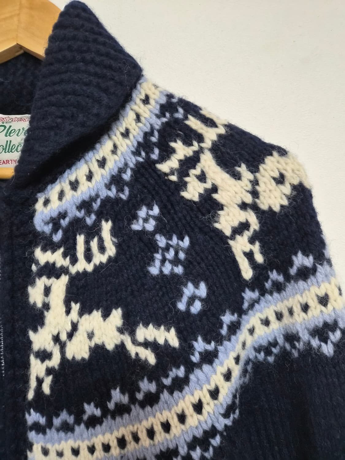 플레보콜렉션 헤비울 집업 가디건 Free사이즈 - K54 상품이미지3