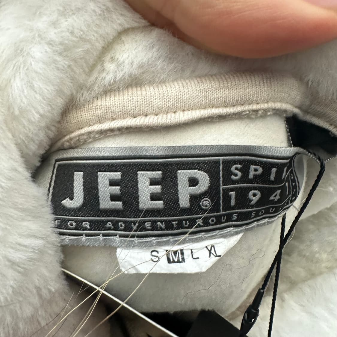 지프 빈티지 스피릿 울프죠후드집업 새상품 M 상품이미지3