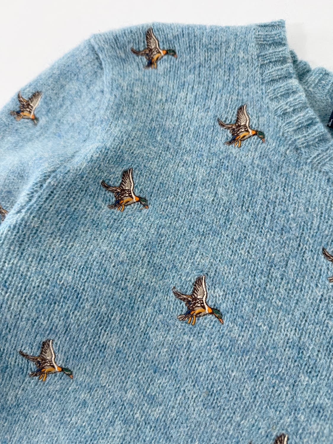 폴로 랄프로렌 청둥오리 자수 패턴 울 니트 상품이미지4