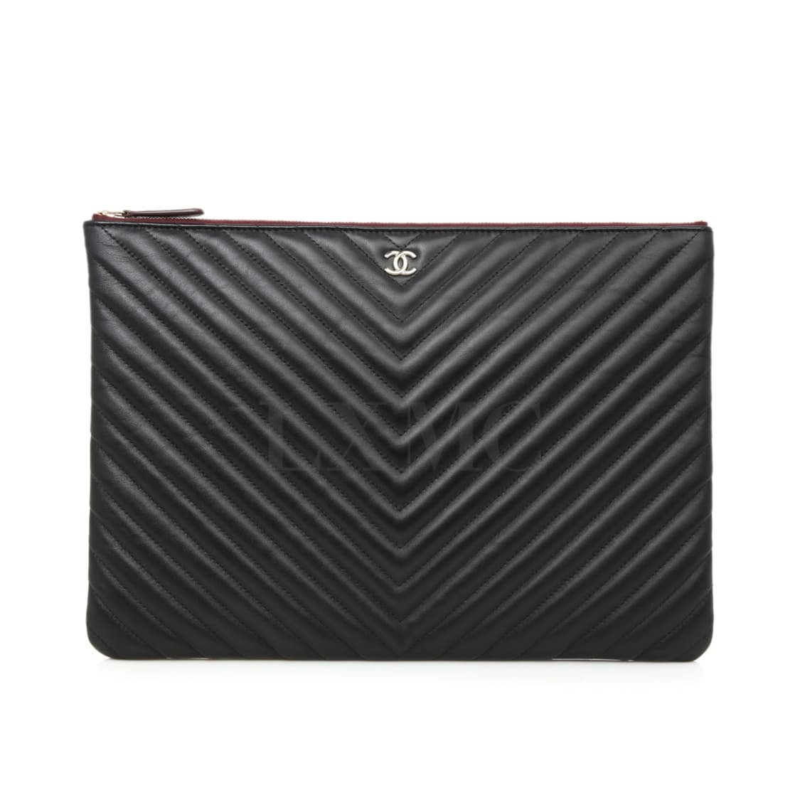 샤넬 쉐브론 클러치 라지 클래식 블랙 지퍼파우치 A69251 상품이미지1