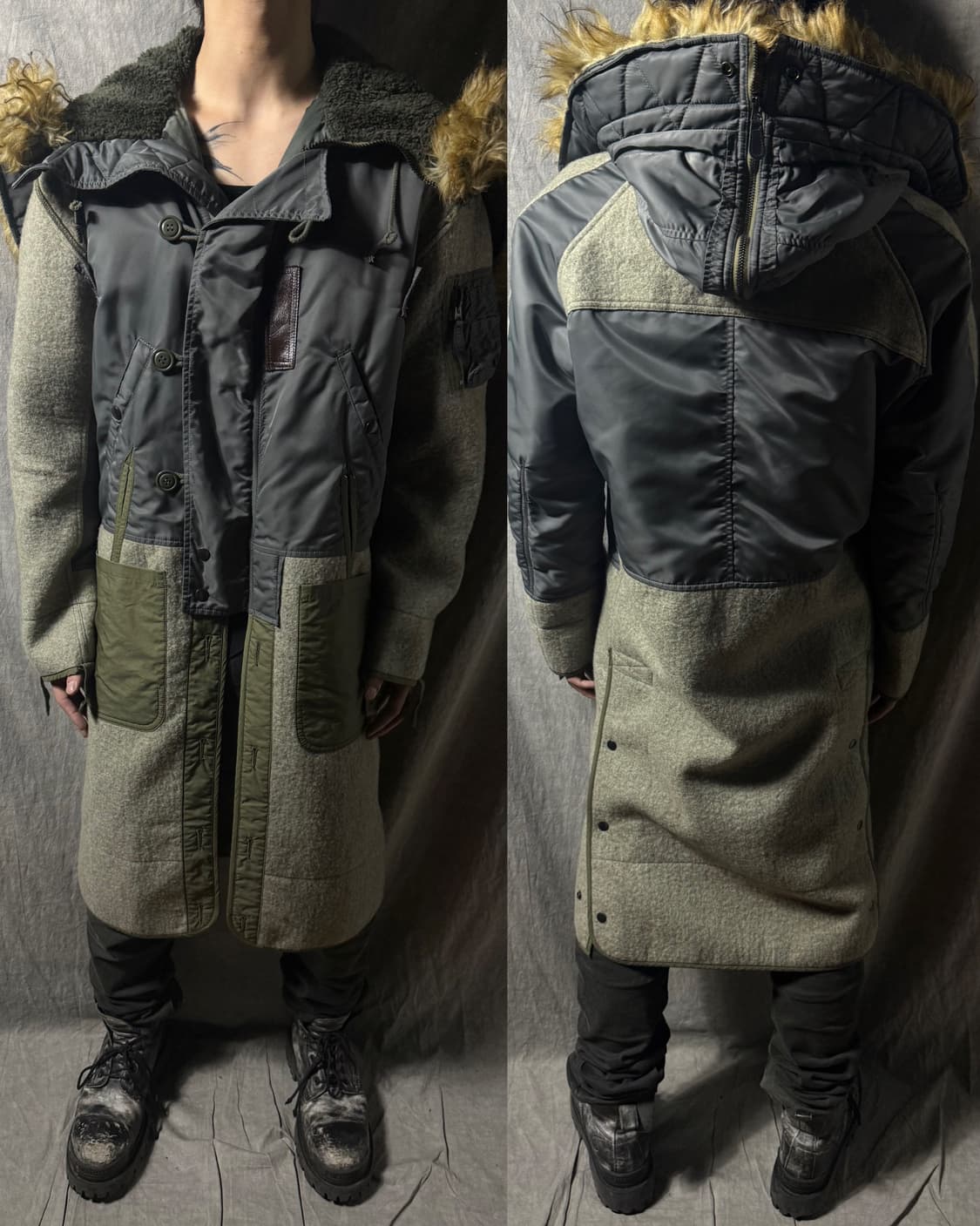 Junya Watanabe Hybrid Military Coat 상품이미지1