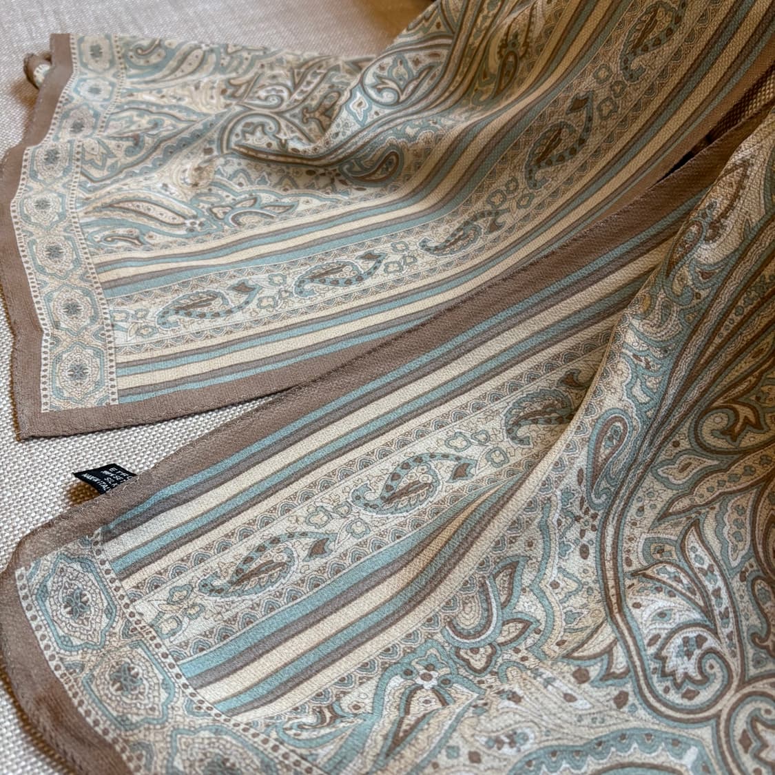 에트로(ETRO) 페이즐리 패턴 실크 스카프 상품이미지9