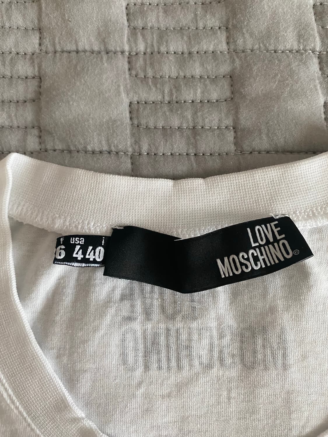 LOVE MOSCHINO 파인웨더 그래픽 반팔티셔츠(40) 상품이미지7