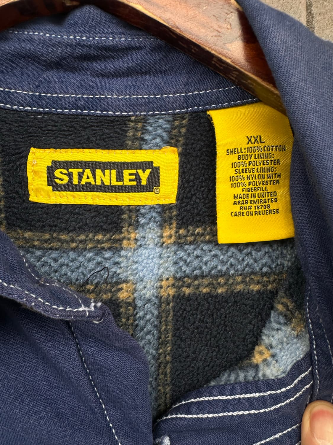 스탠리(STANLEY) 플리스 라이닝 셔츠 자켓 상품이미지4