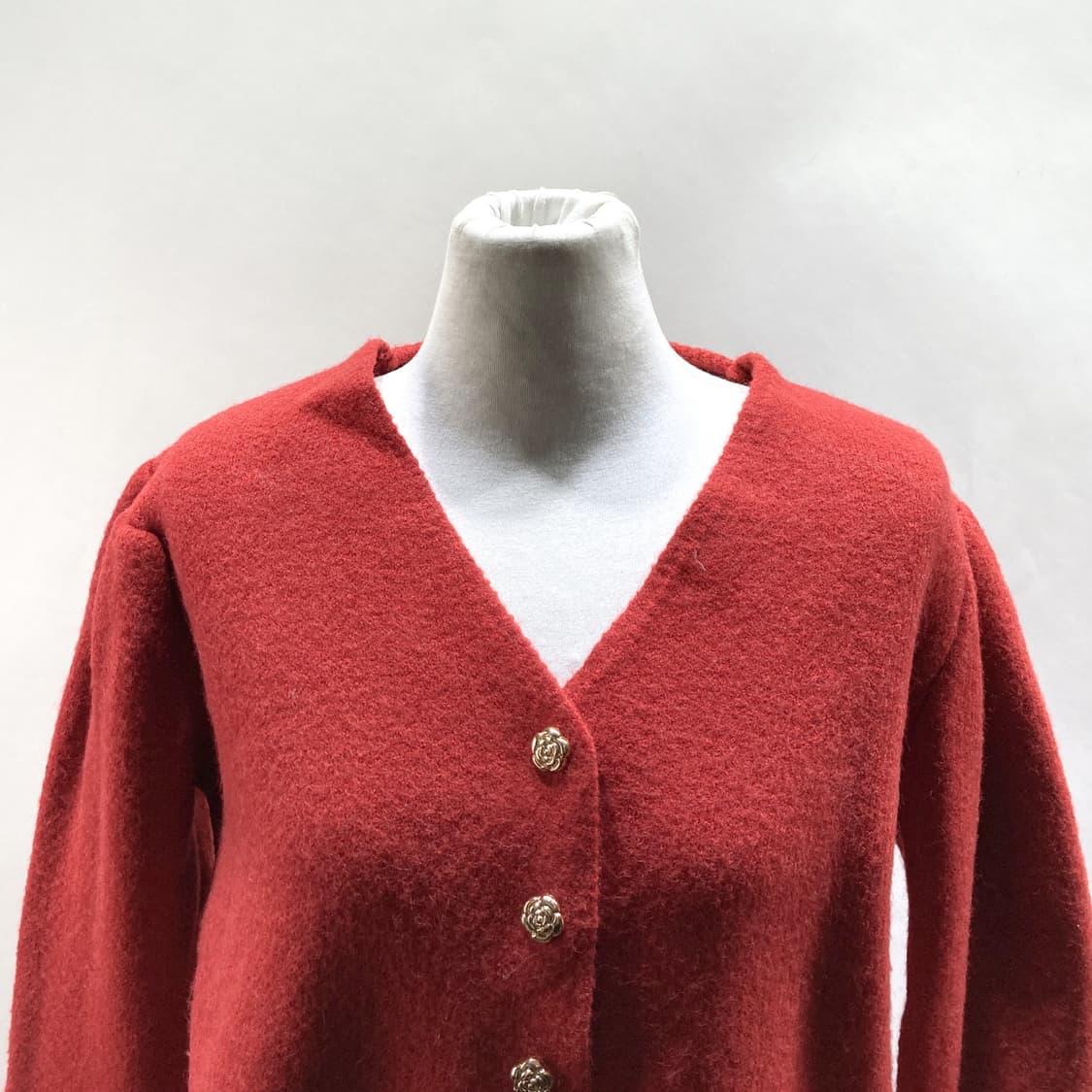 제이케이 여성 니트가디건 레드 최상 2023 F  상품이미지2