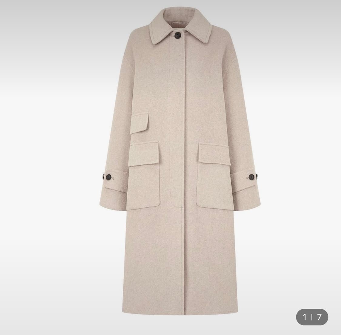 스튜디오톰보이 히든 A라인 핸드메이드 코트  상품이미지1