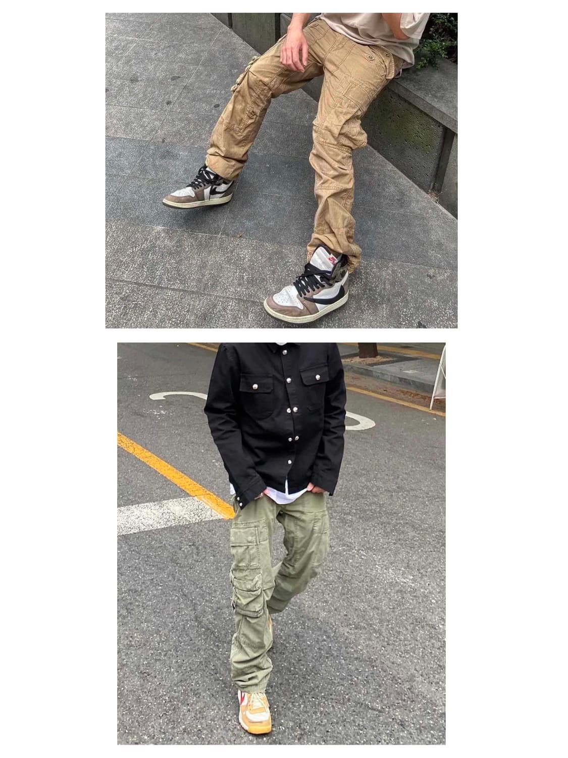 00's 폴로랄프로렌 RL067 아카이브 유틸리티 더블니 탄창카고팬츠33 상품이미지3