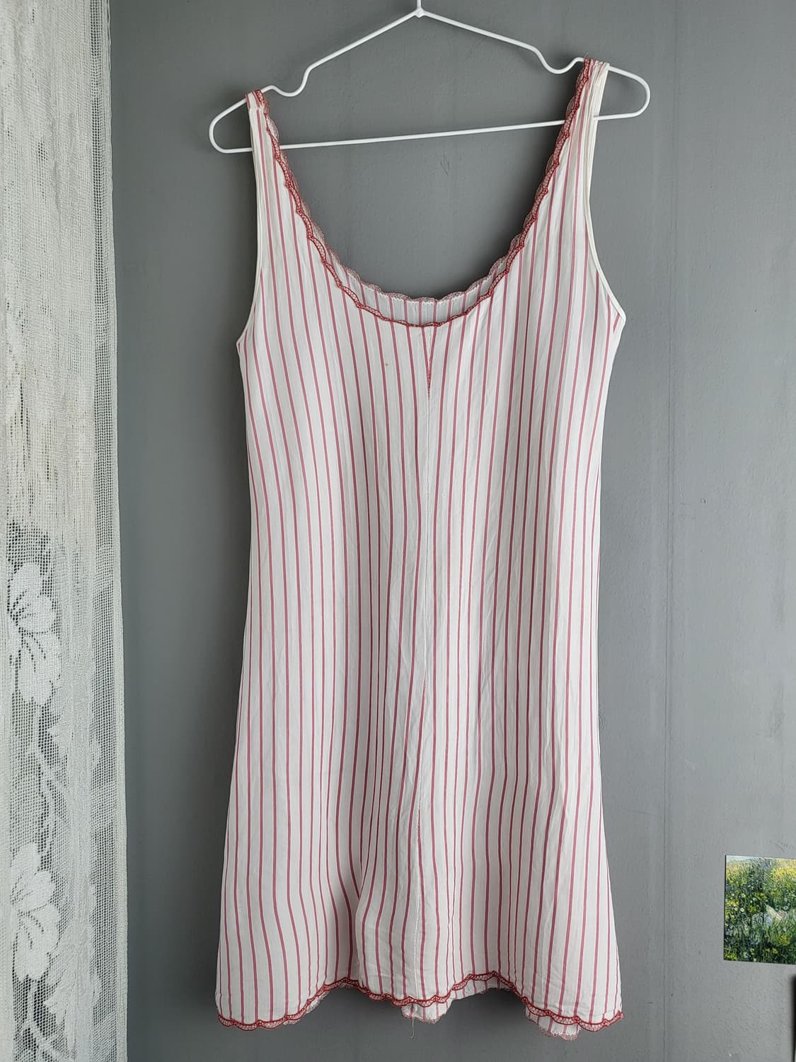 B급 빈티지 스트라이프 슬립 원피스 상품이미지3