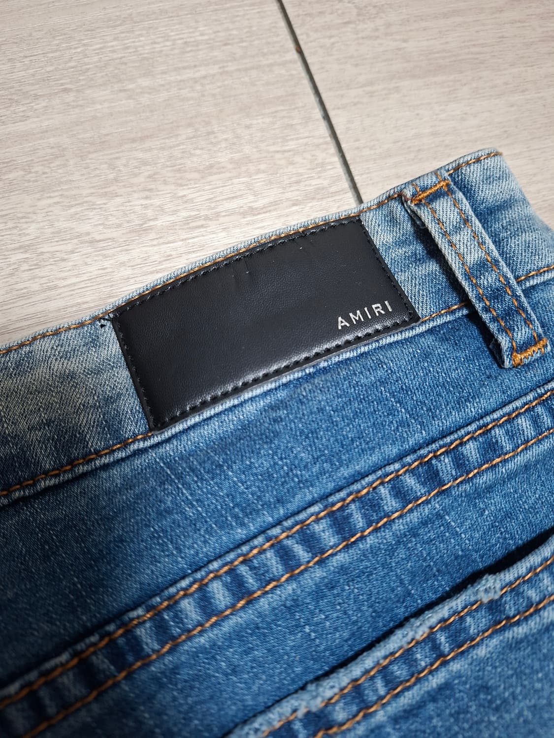 아미리 야자수 데님 팬츠 희귀 상품이미지6