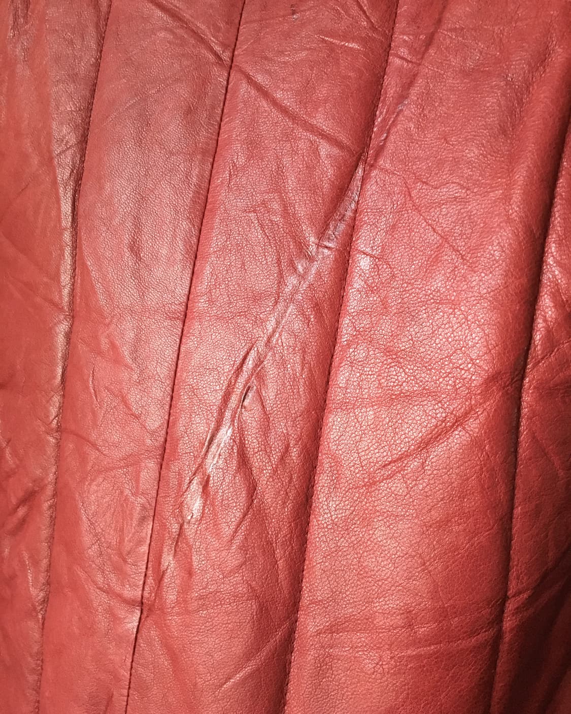 High neck leather jacket 상품이미지8