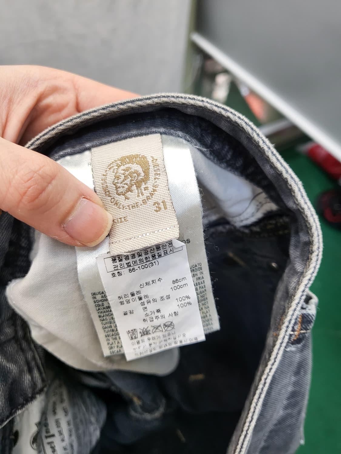 디젤 데님 청바지 워싱진 상품이미지4