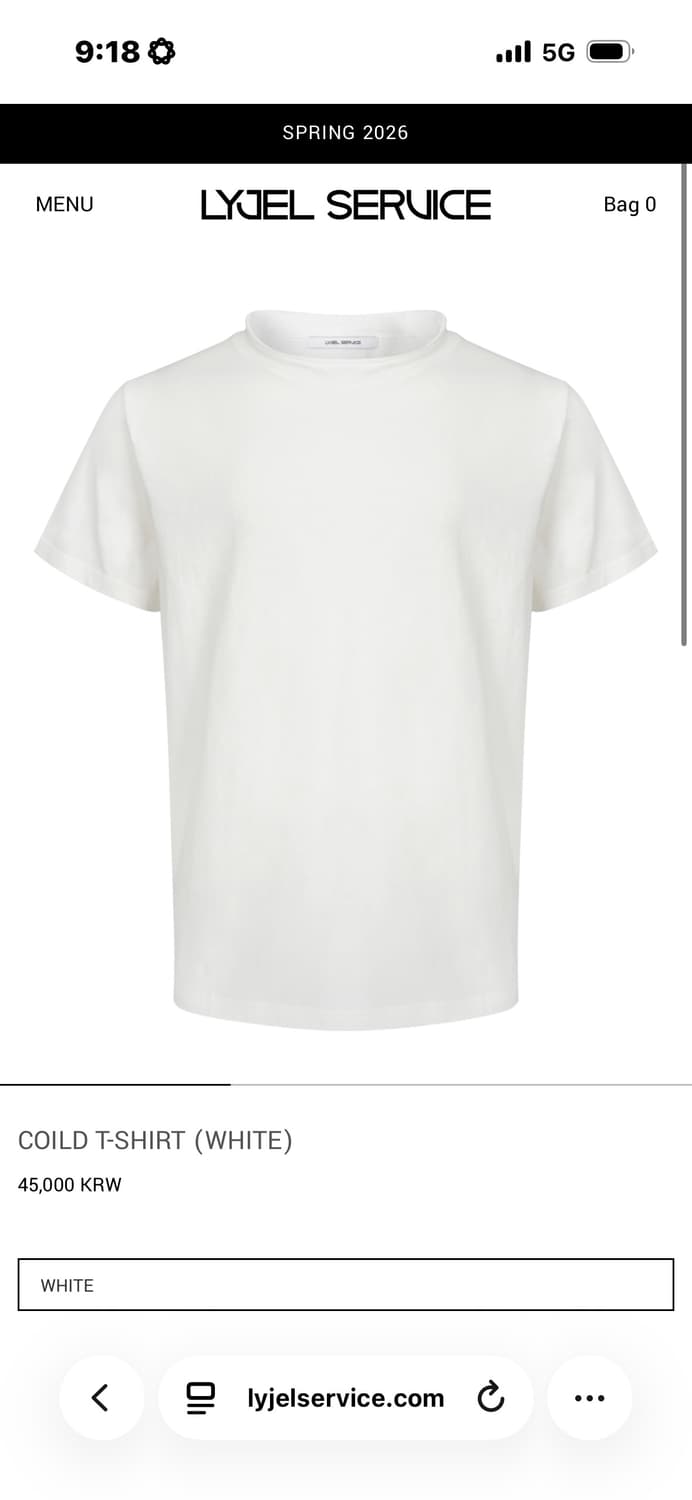 리젤서비스 반팔 티셔츠 1사이즈 상품이미지1