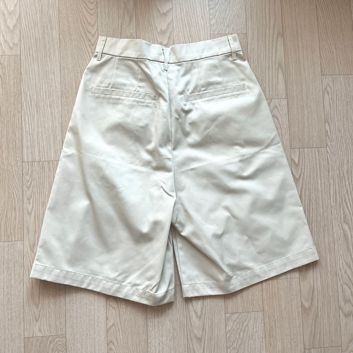 치노 하프 팬츠 아이보리 아메카지 상품이미지4