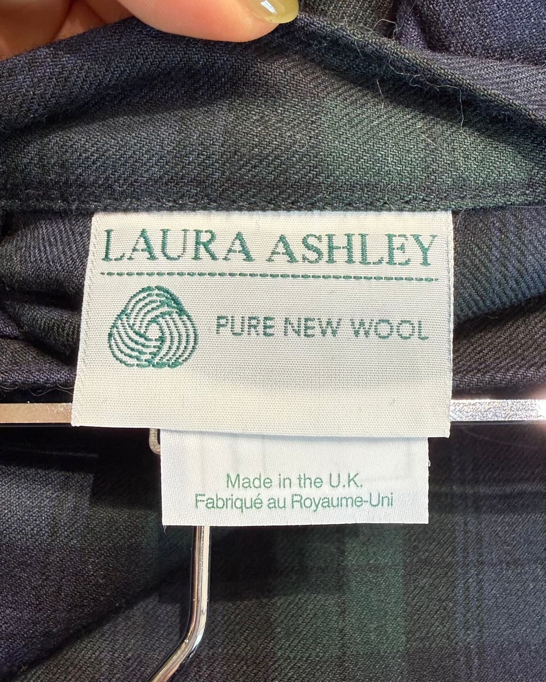 로라 애슐리 체크 버클 랩 미디스커트  상품이미지9