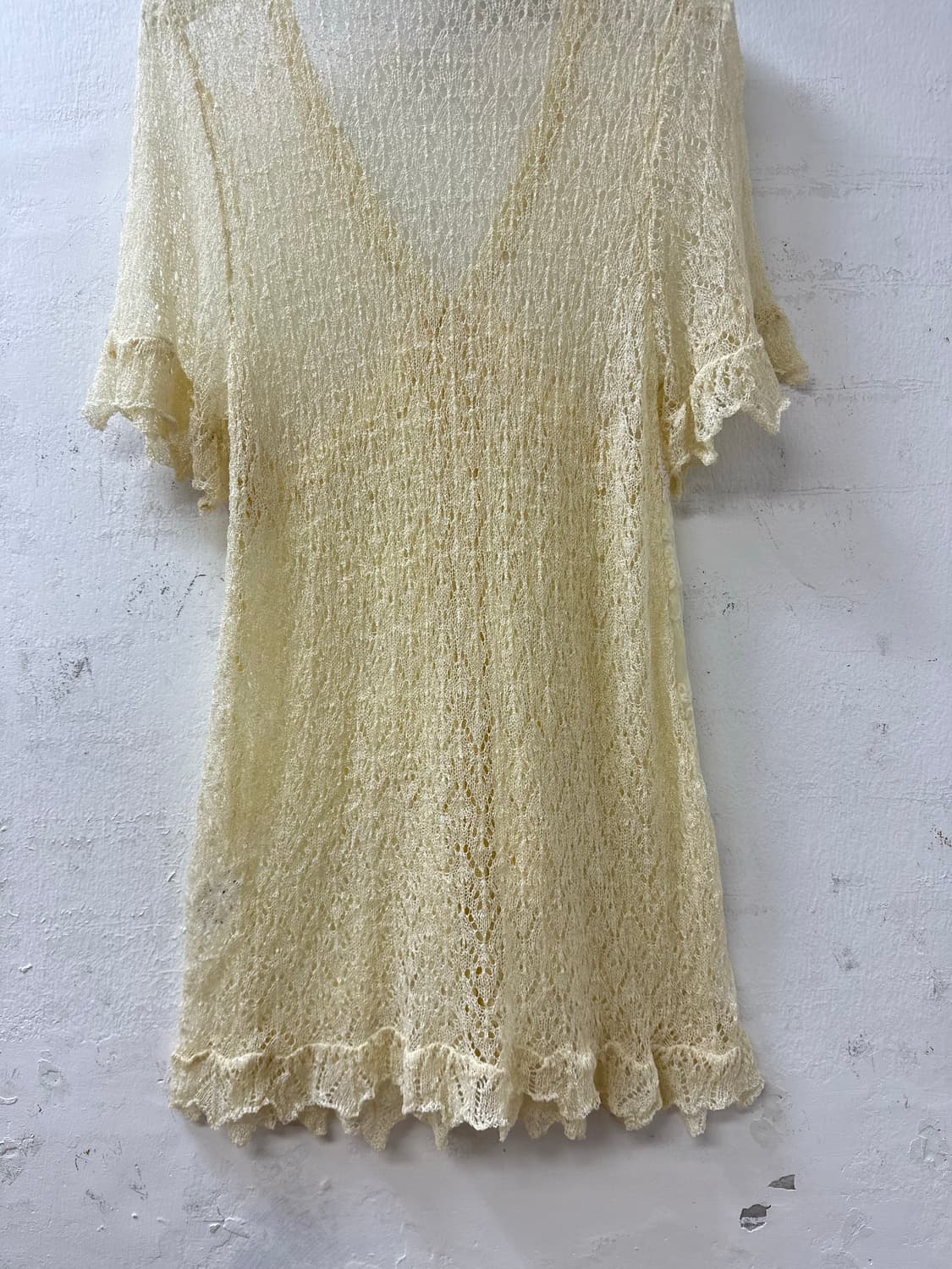 일본빈티지 Axes Femme엑시즈팜레이스 페어리 레이어드 프릴 가디건 상품이미지9